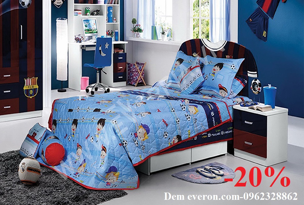 Bộ chăn hè Football Everon