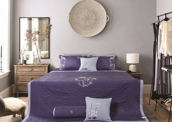 Ga trải giường ESM 19017 thiết kế đơn giản tạo cảm giác nhẹ nhàng, ấm cúng