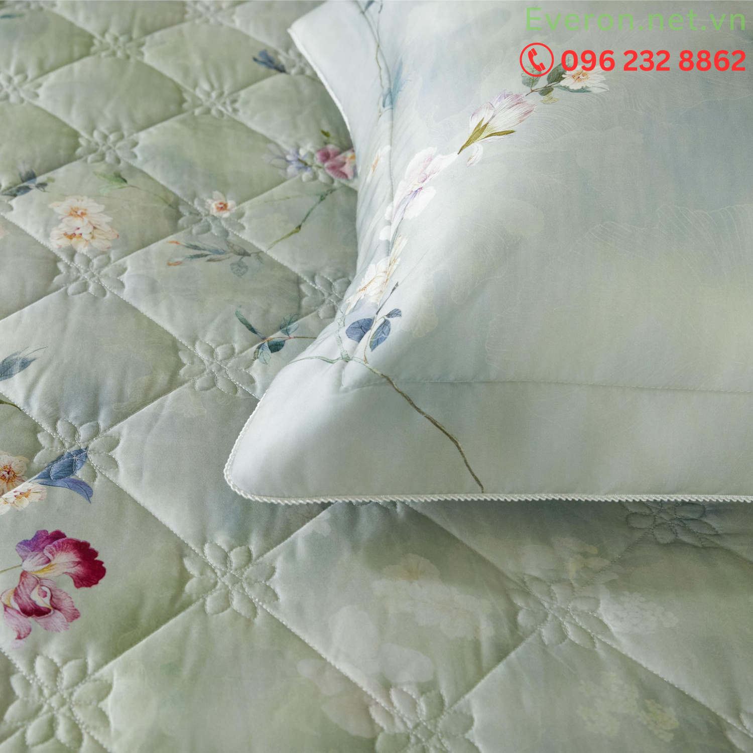 Bộ chăn ga Everon EPTC 26011 vải tencel cotton bền đẹp