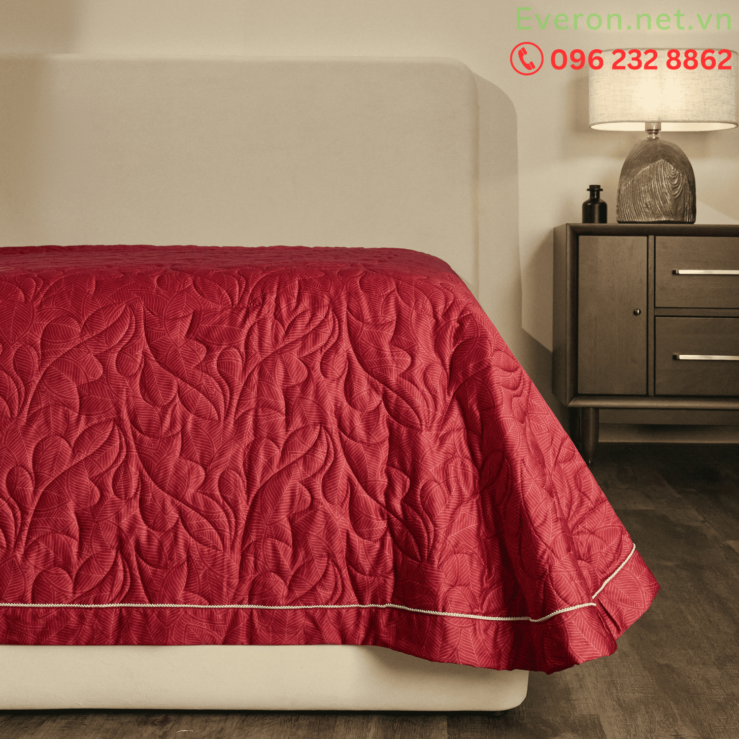 Bộ chăn ga Everon EPC 26016 vải cotton satin mềm mịn