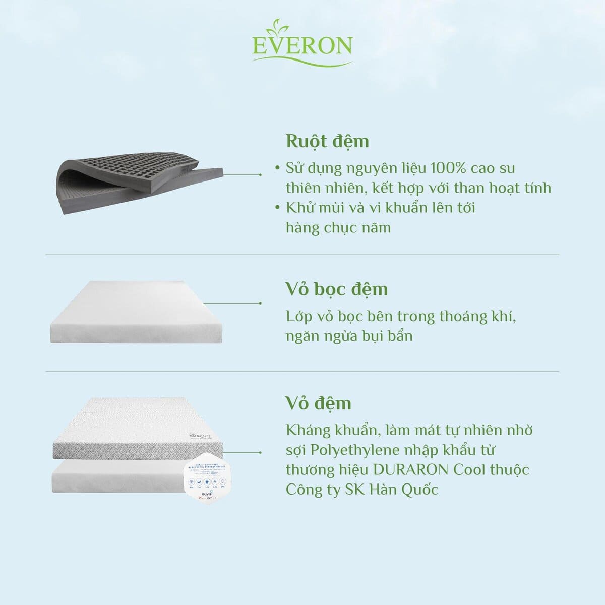 Đệm cao su Everon