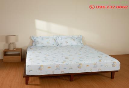 Bộ Chăn Ga Everon CPT-26201 | Vườn Thú Trên Mây