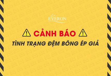 Cảnh Báo: Đệm Bông Ép Giả Tràn Lan – Cách Phân Biệt Everon Thật & Giả Chính Xác 100%